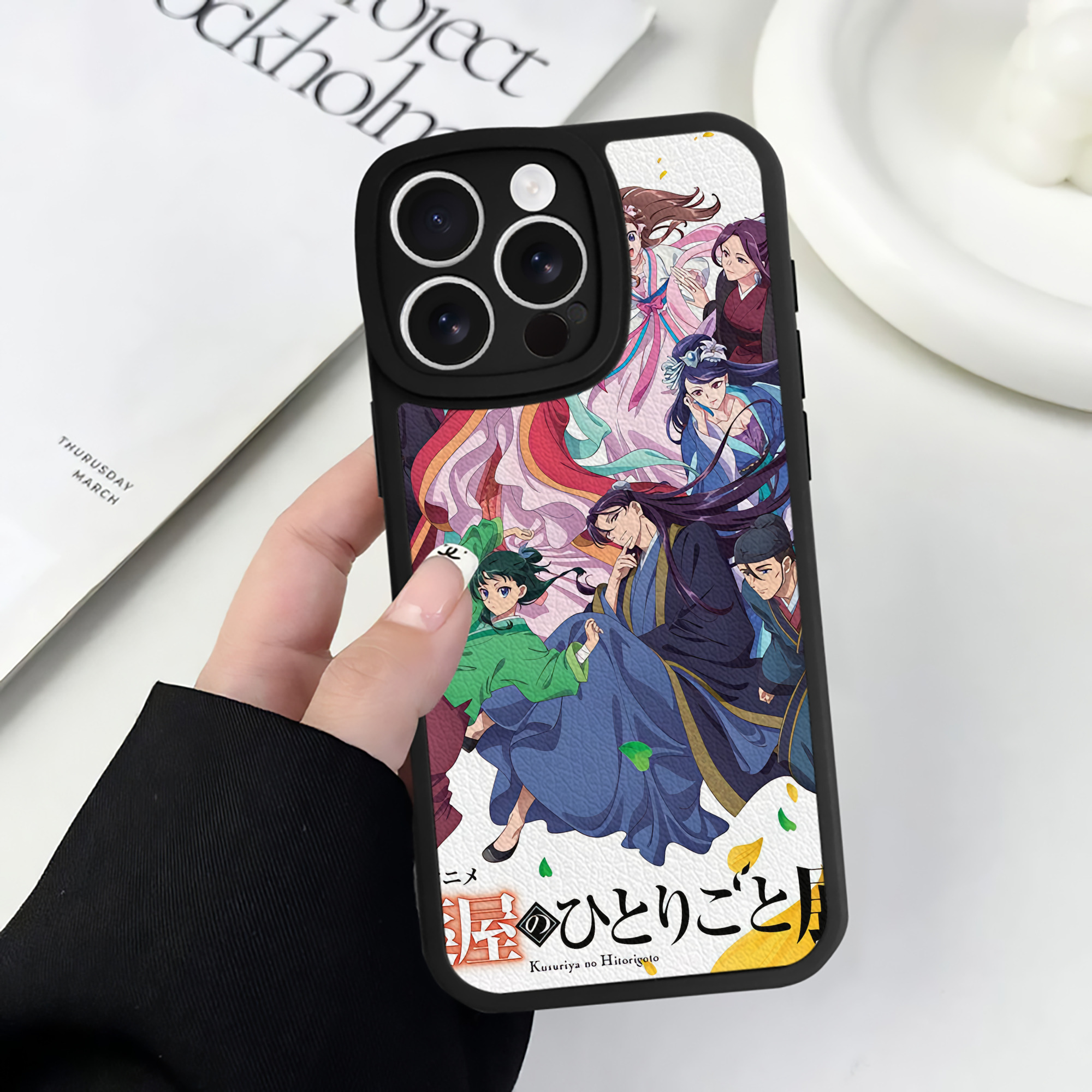 薬屋のひとりごと The Apothecary Diaries 【iPhone 16シリーズ対応】シリコンスマホケース（レザー調） 材質：シリコン
